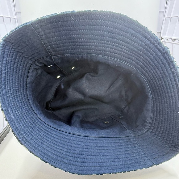 Dior Navy and White Patterned Bucket Hat - Picture 3 of 5